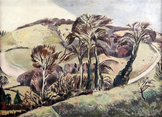 § Paul Nash (1889-1946) The Chilterns 1923, 22 x 30in.